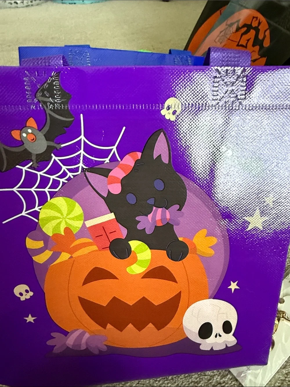 Set of 10 Halloween Items Including Reusable Tote